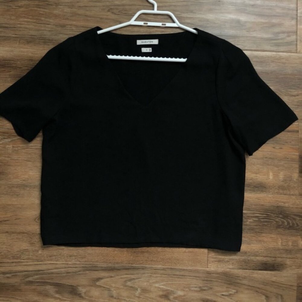 Babaton | Aritzia Black Randy Blouse